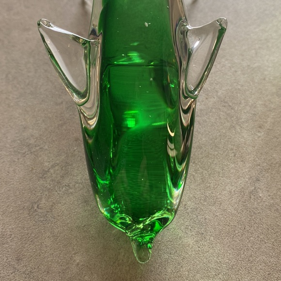 Dolphin Art Glass Pre Owned Exc Shape - Picture 6 of 10